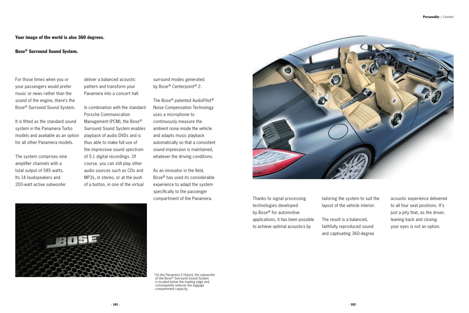 2012 Porsche Panamera Brochure Page 6